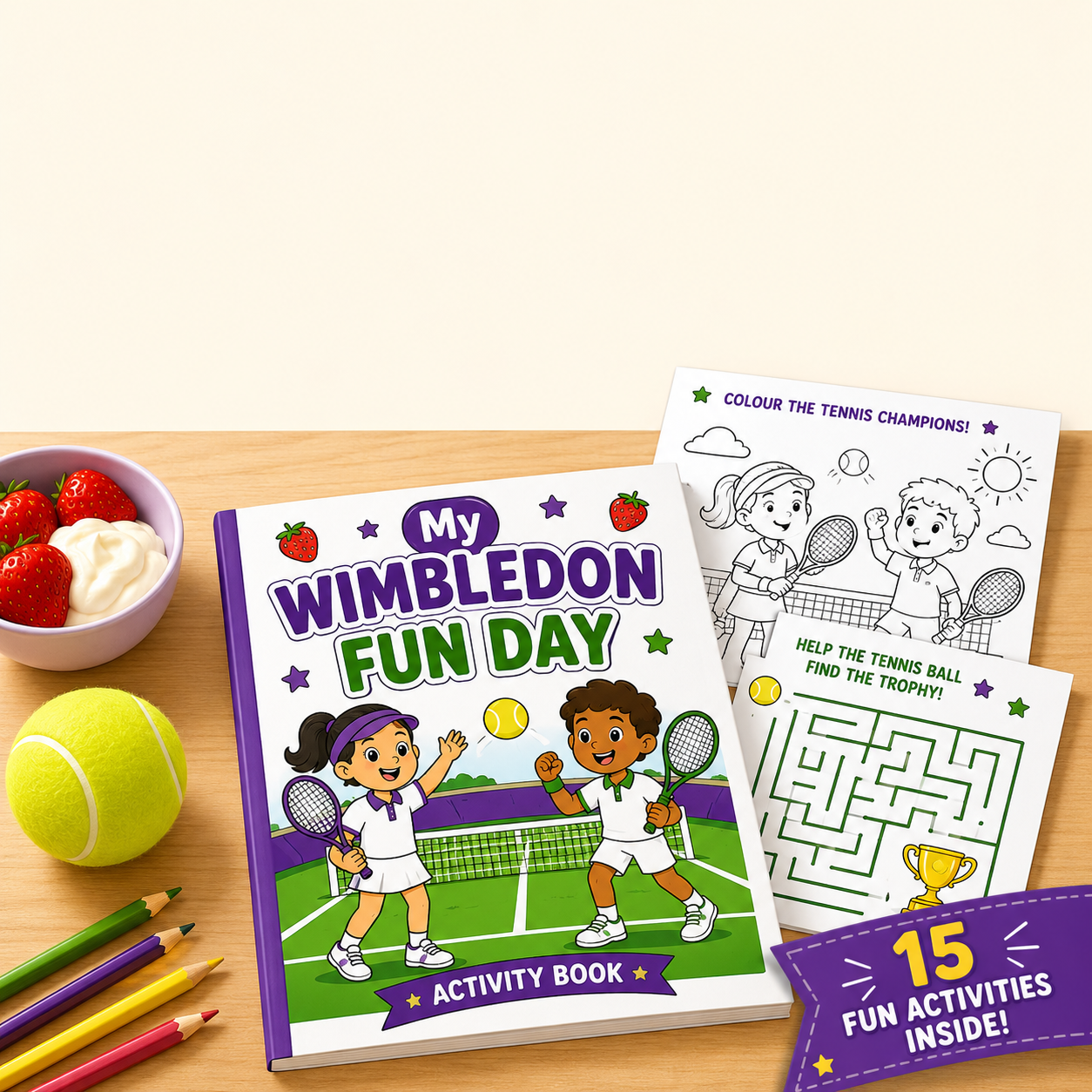 Wimbledon Activity Book For Kids