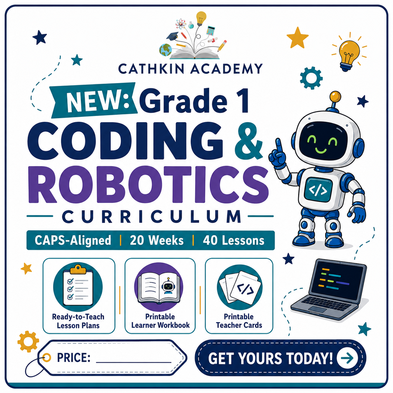 Grade 1 Coding & Robotics — Complete CAPS-Aligned Programme