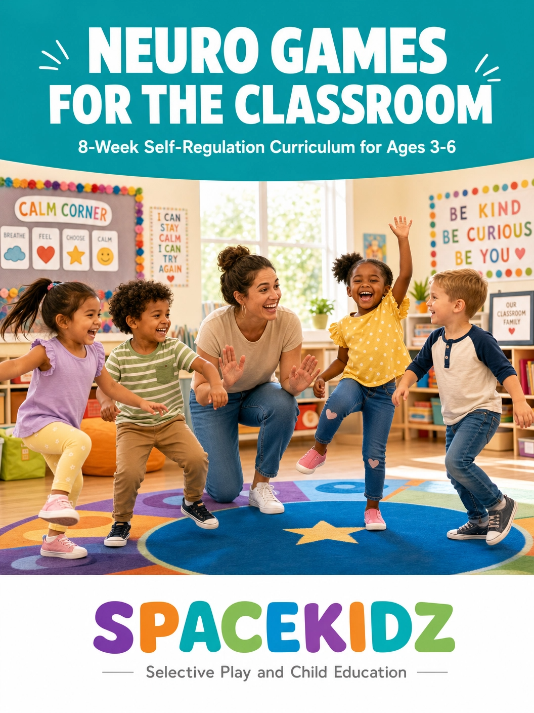 Neuro Games for the Preschool Classroom (Ages 3 - 6) — 8-Week Self-Regulation Curriculum by SPACEKIDZ